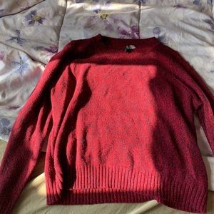 red sweater
